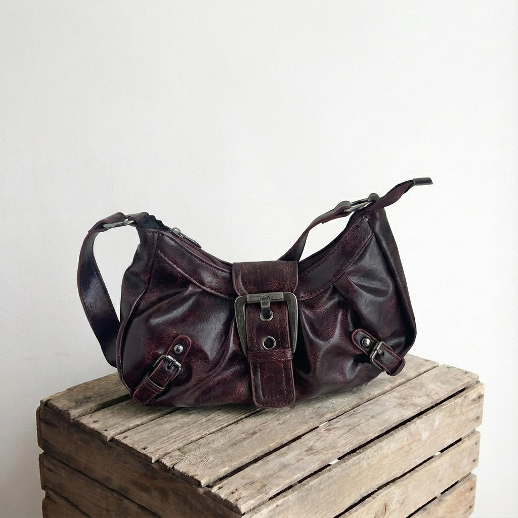 Chiara® | Genuine Leather Slouch Bag